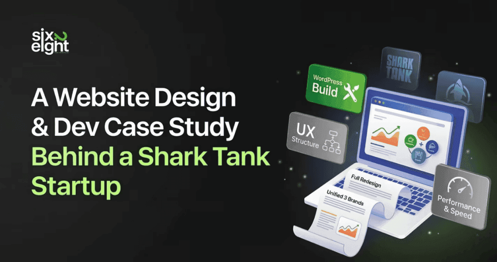 A Website Design & Dev Case Study Behind a Shark Tank Startup